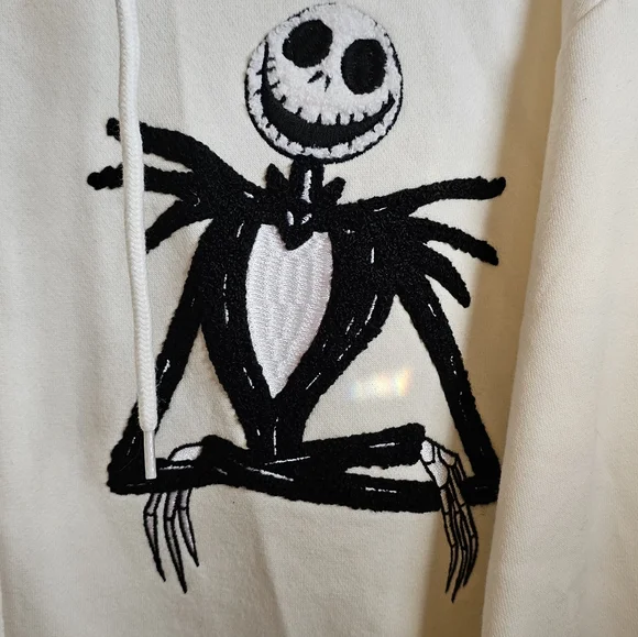 NWT Disney Nightmare Before Christmas Womens Hoodie Fleece Full Zip Size M - Picture 6 of 9